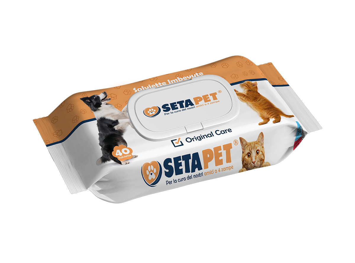 salviette pet 40 pezzi con pop-up
