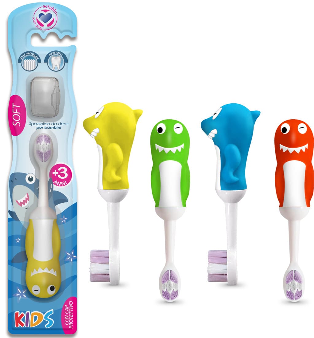 spazzolino denti baby squalo
